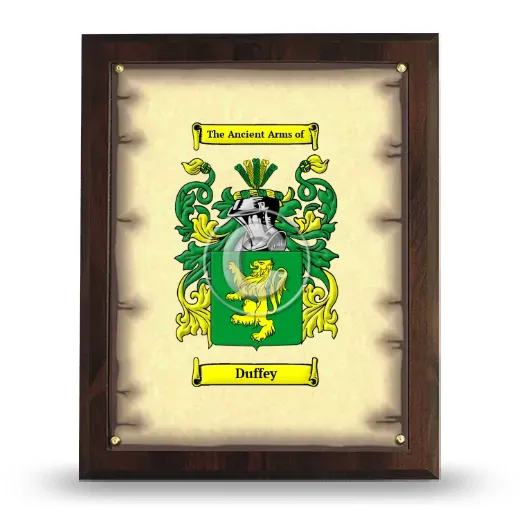 Duffey Coat of Arms Plaque