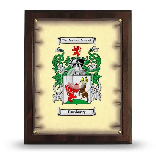 Dunleavy Coat of Arms Plaque
