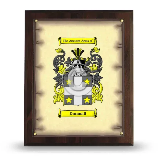 Dunmall Coat of Arms Plaque