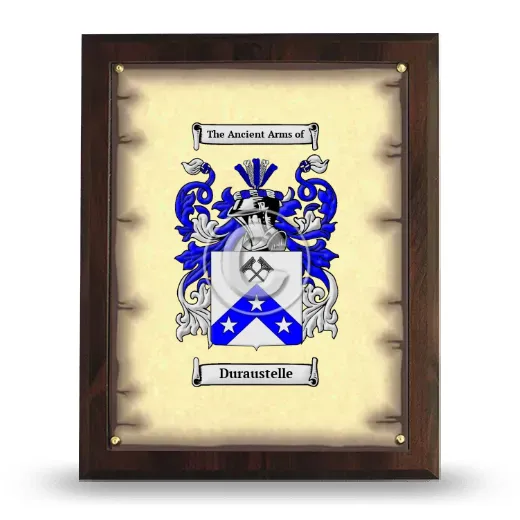 Duraustelle Coat of Arms Plaque