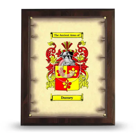 Durney Coat of Arms Plaque