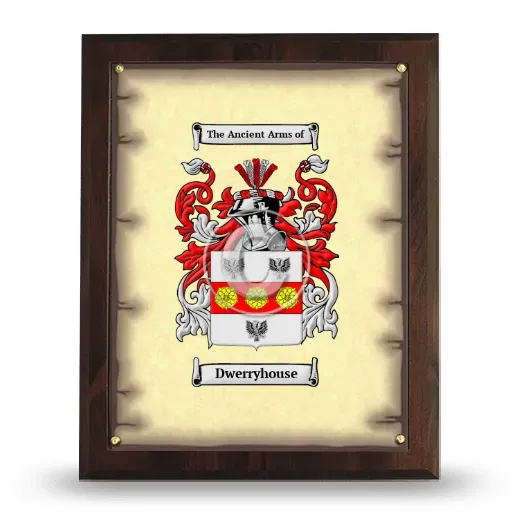 Dwerryhouse Coat of Arms Plaque