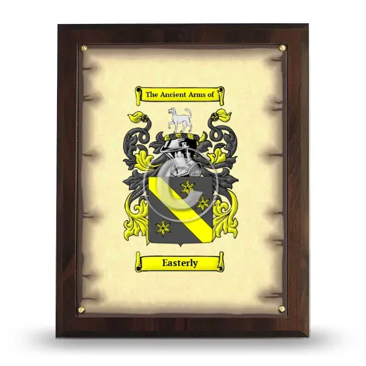 Easterly Coat of Arms Plaque