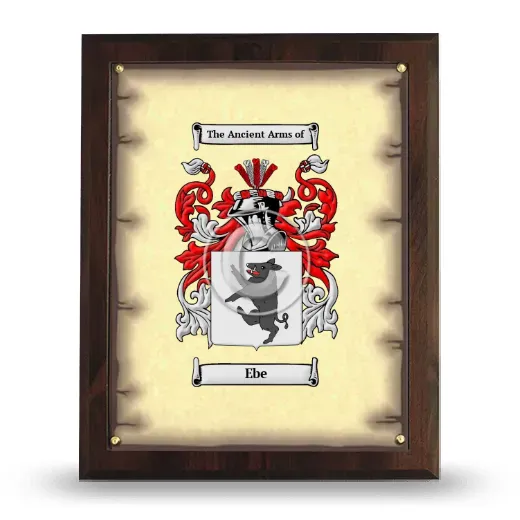 Ebe Coat of Arms Plaque
