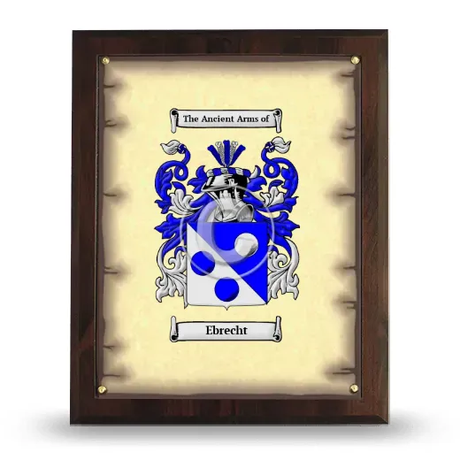 Ebrecht Coat of Arms Plaque