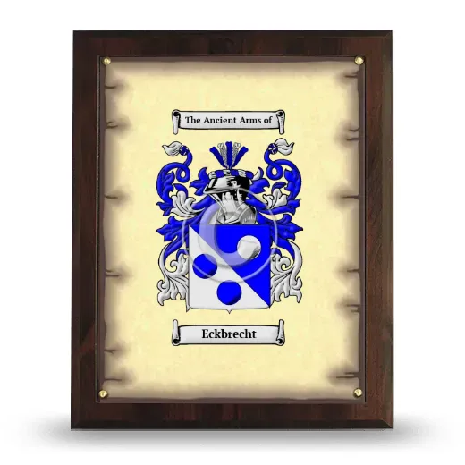 Eckbrecht Coat of Arms Plaque