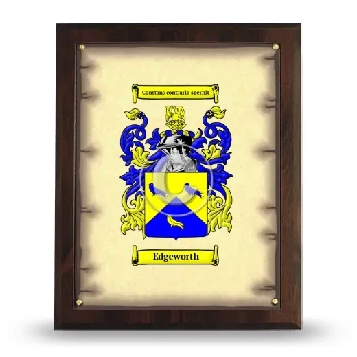 Edgeworth Coat of Arms Plaque
