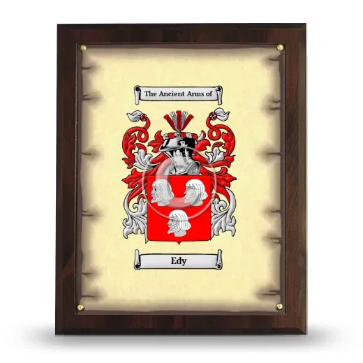 Edy Coat of Arms Plaque