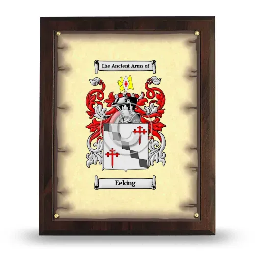 Eeking Coat of Arms Plaque