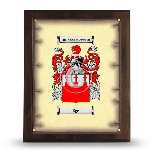 Ege Coat of Arms Plaque