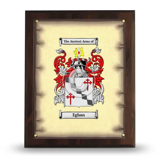 Eghan Coat of Arms Plaque