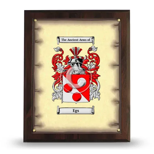 Egs Coat of Arms Plaque