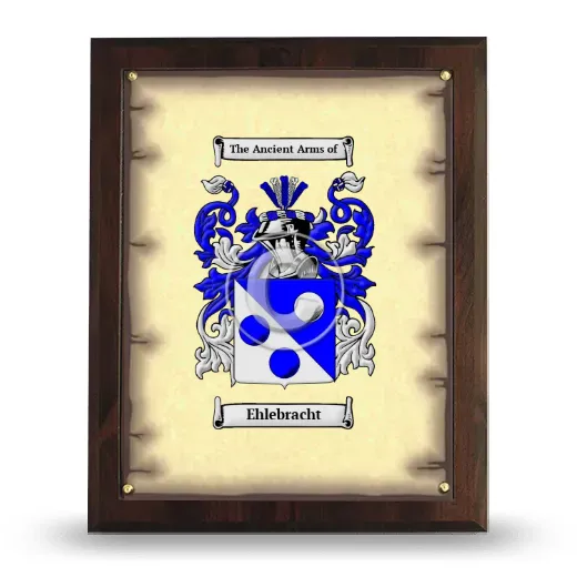 Ehlebracht Coat of Arms Plaque