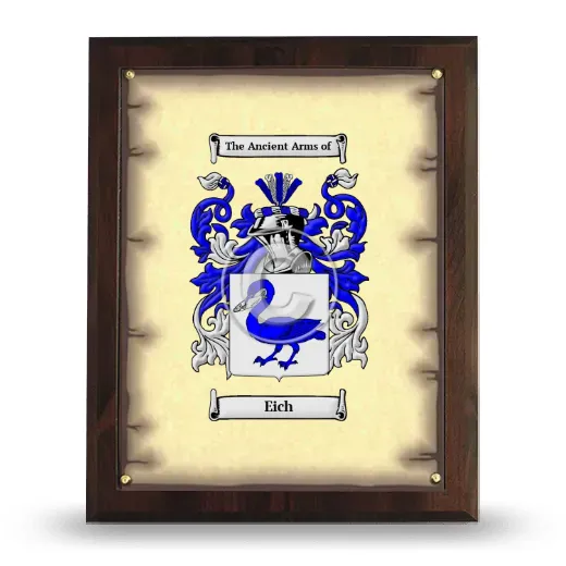 Eich Coat of Arms Plaque