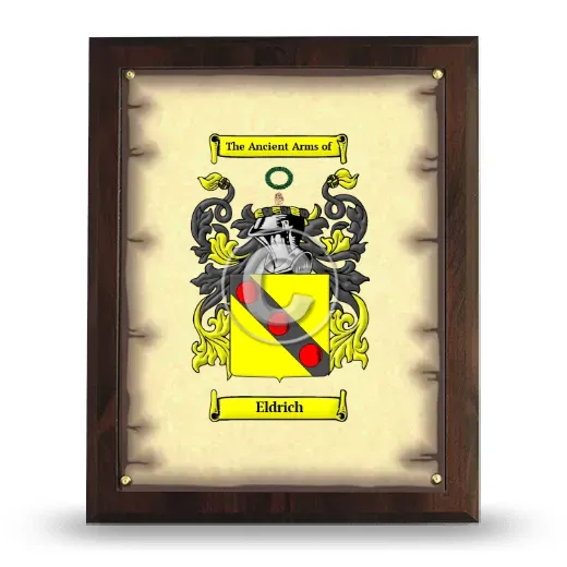 Eldrich Coat of Arms Plaque