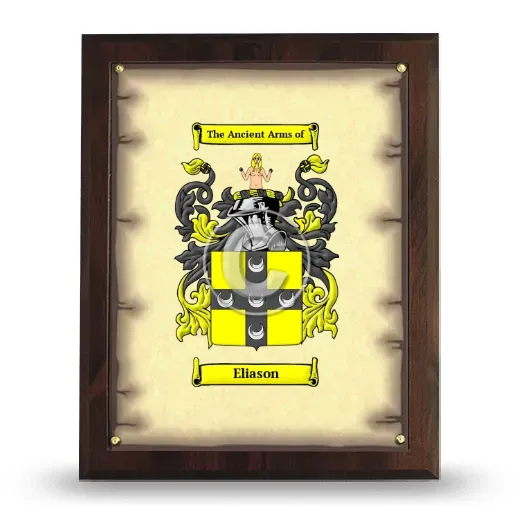 Eliason Coat of Arms Plaque