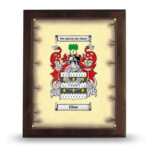 Eline Coat of Arms Plaque