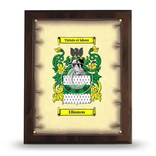 Ellanson Coat of Arms Plaque