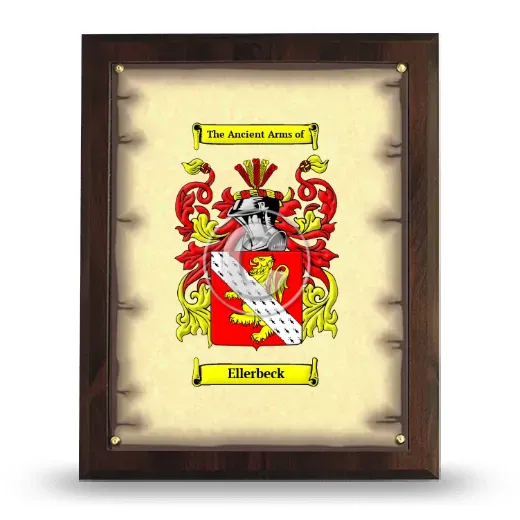 Ellerbeck Coat of Arms Plaque