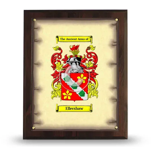 Ellershaw Coat of Arms Plaque
