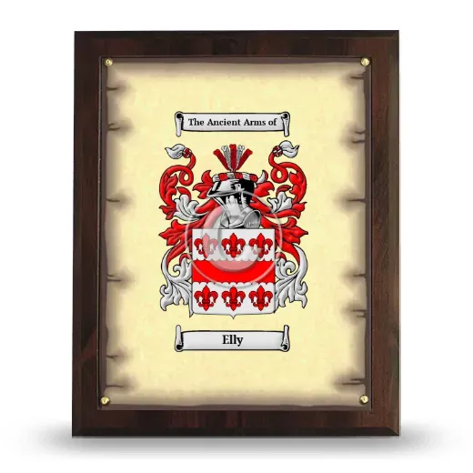 Elly Coat of Arms Plaque