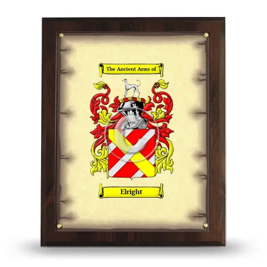 Elright Coat of Arms Plaque
