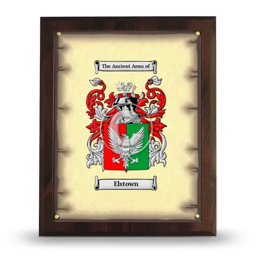 Elstown Coat of Arms Plaque