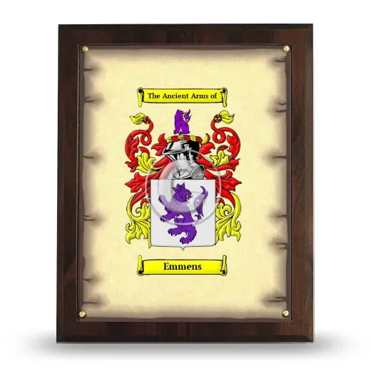 Emmens Coat of Arms Plaque