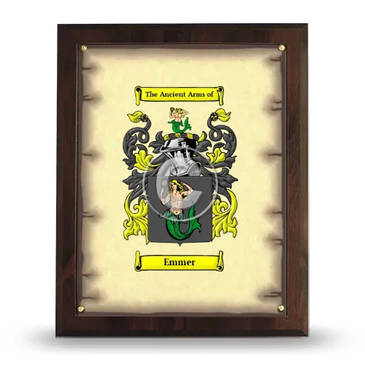 Emmer Coat of Arms Plaque