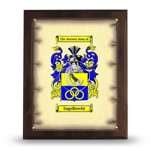 Engelbrecht Coat of Arms Plaque
