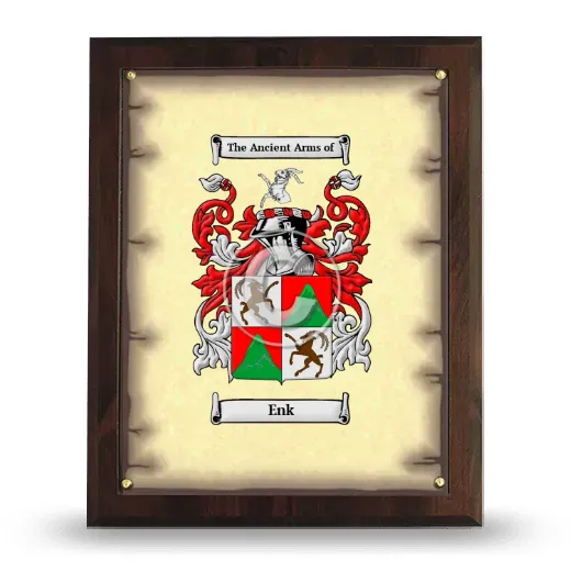 Enk Coat of Arms Plaque