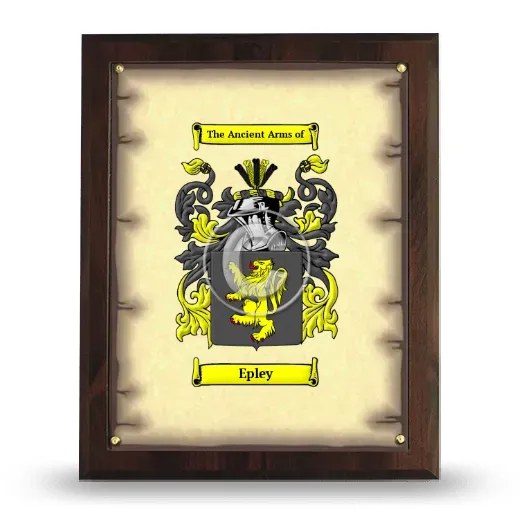 Epley Coat of Arms Plaque