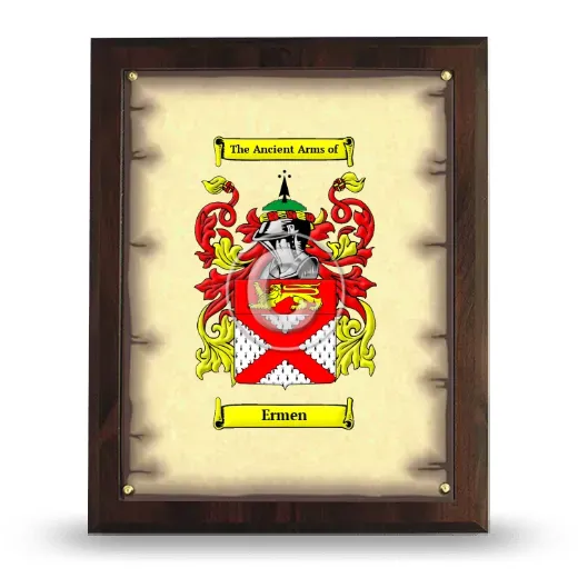 Ermen Coat of Arms Plaque