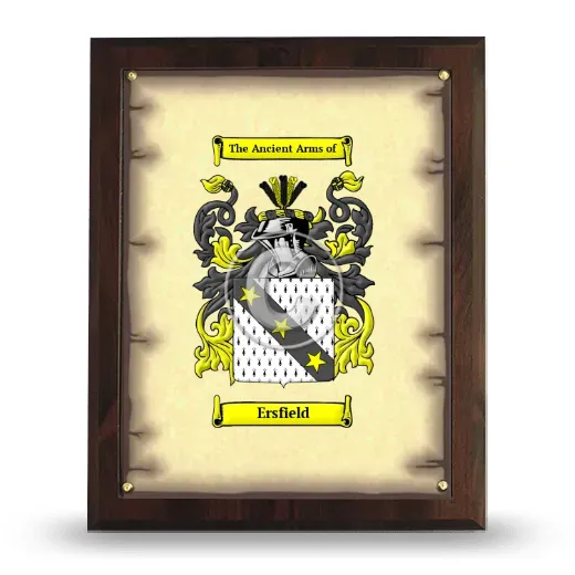 Ersfield Coat of Arms Plaque