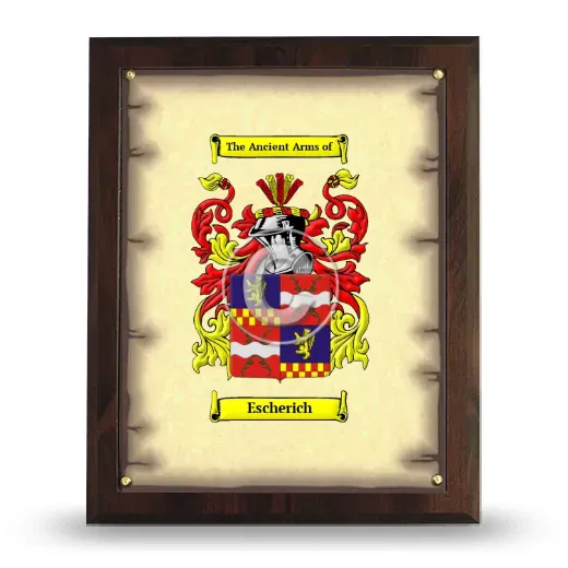 Escherich Coat of Arms Plaque