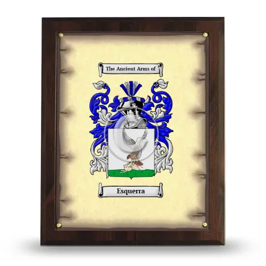 Esquerra Coat of Arms Plaque