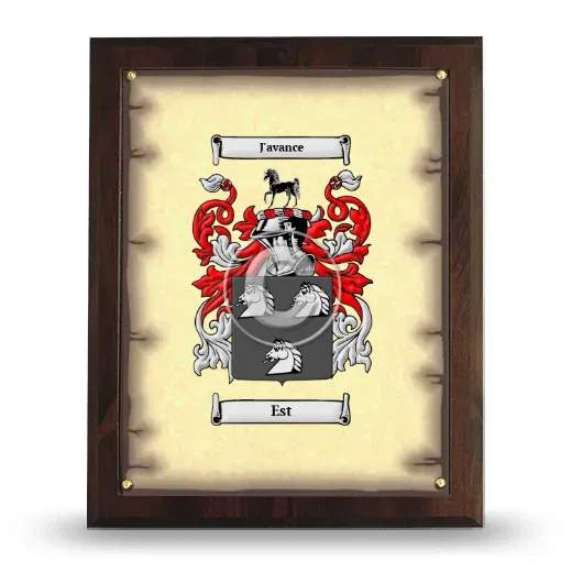 Est Coat of Arms Plaque