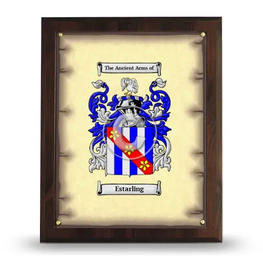 Estarling Coat of Arms Plaque
