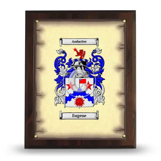 Eugene Coat of Arms Plaque