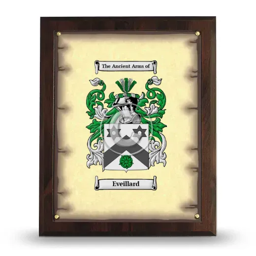 Eveillard Coat of Arms Plaque