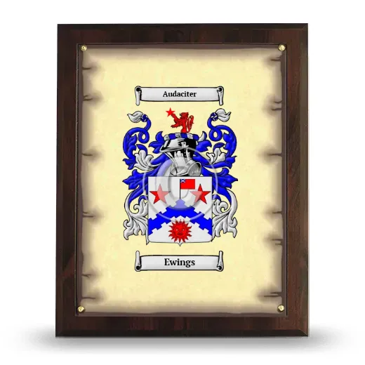 Ewings Coat of Arms Plaque