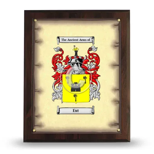 Ext Coat of Arms Plaque