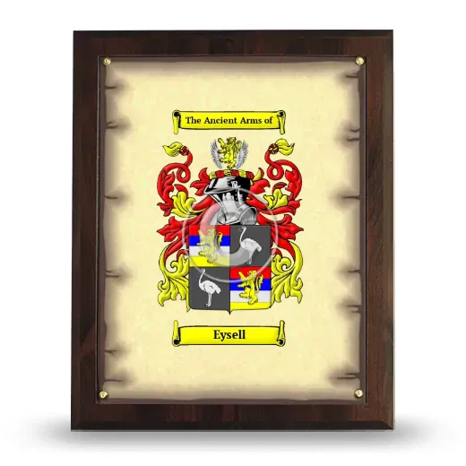 Eysell Coat of Arms Plaque