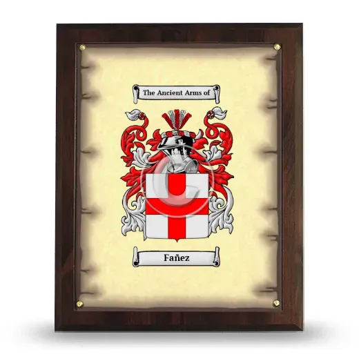 Fañez Coat of Arms Plaque