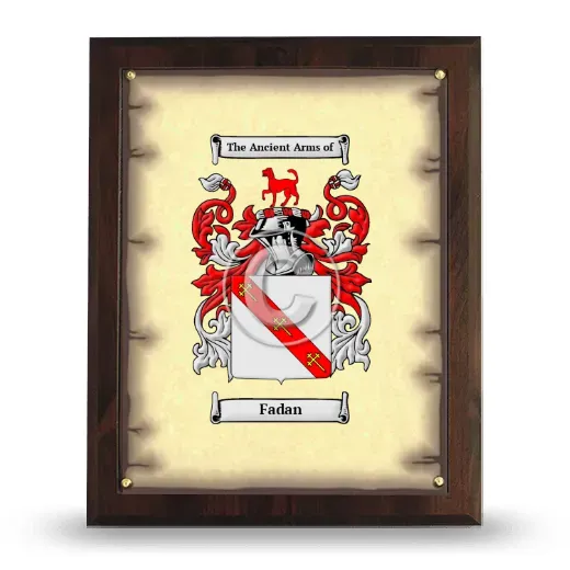 Fadan Coat of Arms Plaque
