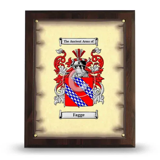 Fagge Coat of Arms Plaque