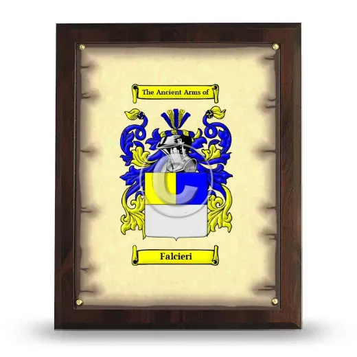 Falcieri Coat of Arms Plaque