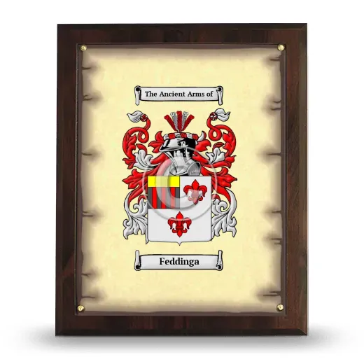 Feddinga Coat of Arms Plaque