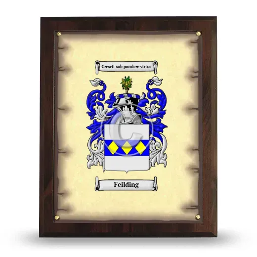 Feilding Coat of Arms Plaque