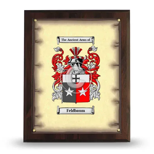 Feldbaum Coat of Arms Plaque